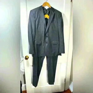 Polo Tailored Chalk-Stripe Wool Suit